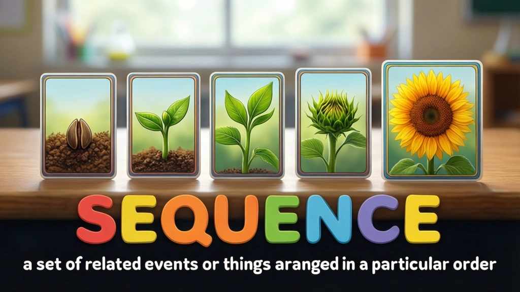 English Illustration for sequence